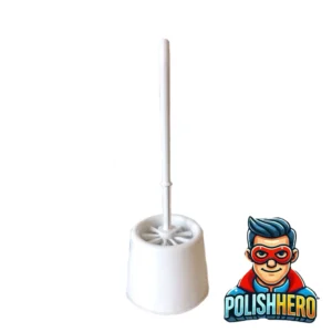 Hvid toiletbørste